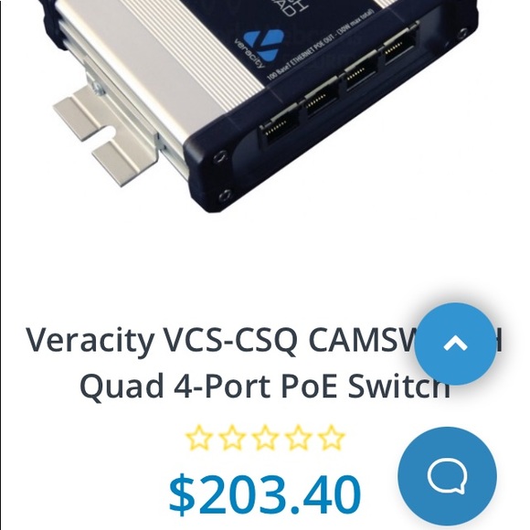Veracity VCS-CSQ Camswitch quad 4-port PoE Switch - Picture 6 of 9